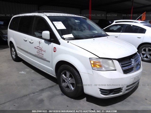 2D4RN5D11AR425956 - 2010 DODGE GRAND CARAVAN SXT WHITE photo 1