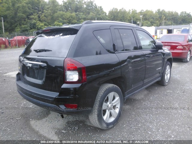 1C4NJDBB9GD780043 - 2016 JEEP COMPASS SPORT BLACK photo 4