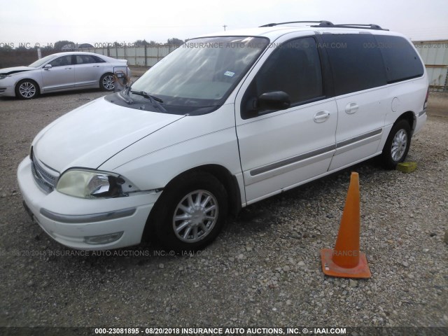 2FMZA5243YBB74331 - 2000 FORD WINDSTAR SE WHITE photo 2