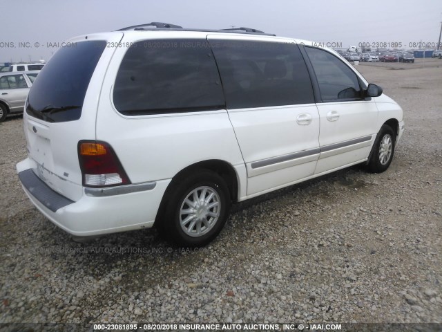 2FMZA5243YBB74331 - 2000 FORD WINDSTAR SE WHITE photo 4