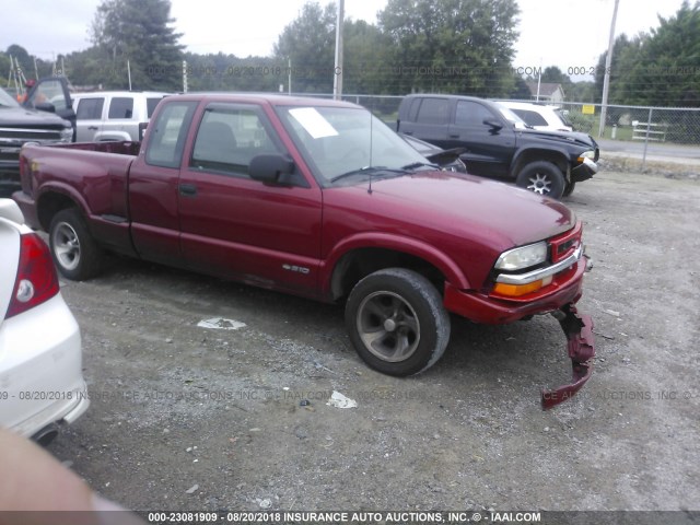 1GCCS1947W8206672 - 1998 CHEVROLET S TRUCK S10 RED photo 1