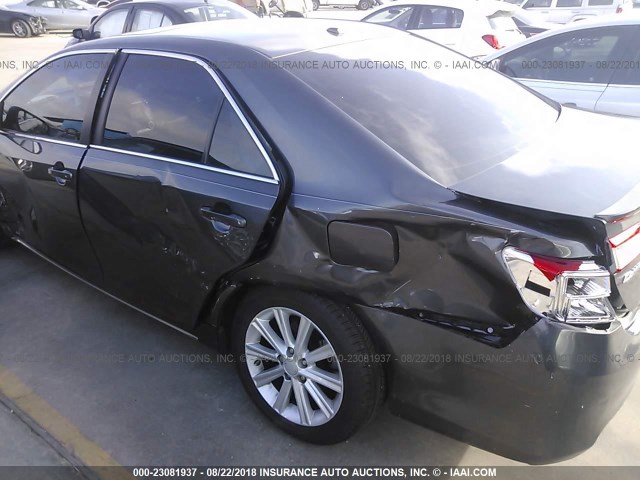 4T1BK1FK8CU015906 - 2012 TOYOTA CAMRY SE/XLE GRAY photo 6