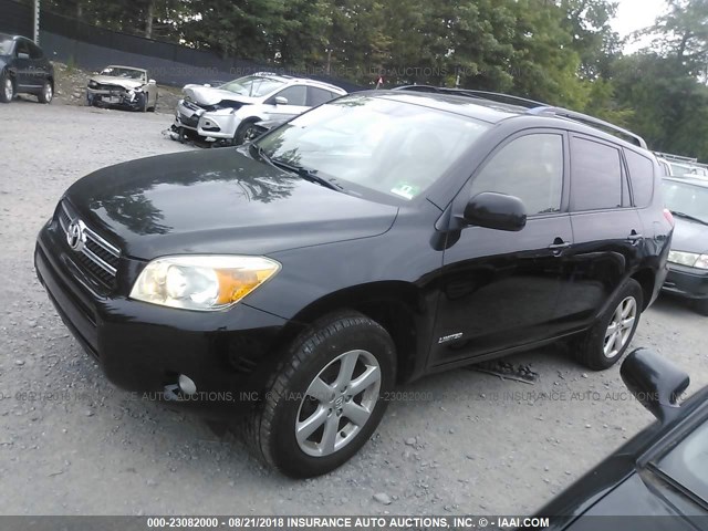 JTMBD31V686083564 - 2008 TOYOTA RAV4 LIMITED BLACK photo 2