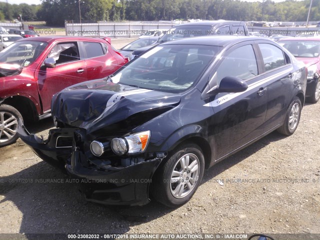1G1JA5SH5C4159118 - 2012 CHEVROLET SONIC LS 黑色 照片 2