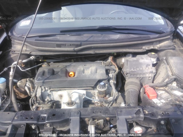 2HGFG3B04CH504928 - 2012 HONDA CIVIC EXL 黑色 照片 10