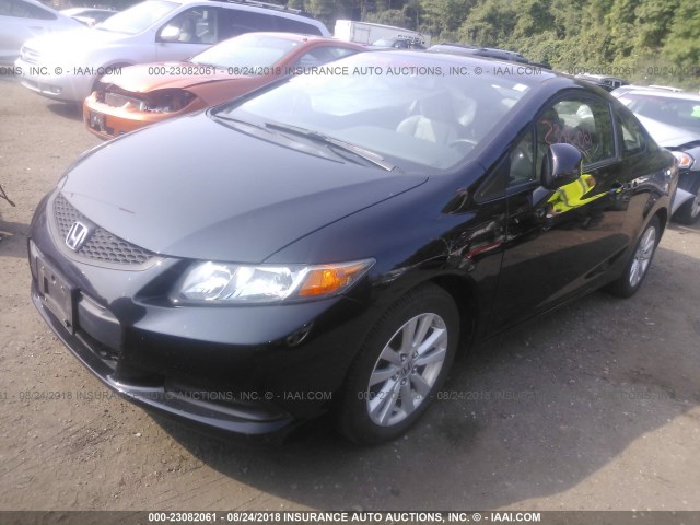 2HGFG3B04CH504928 - 2012 HONDA CIVIC EXL 黑色 照片 2