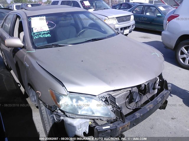 4T1BB46K58U033482 - 2008 TOYOTA CAMRY HYBRID BEIGE photo 1