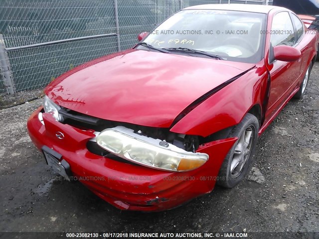 1G3NL12E2YC357783 - 2000 OLDSMOBILE ALERO GL RED photo 6