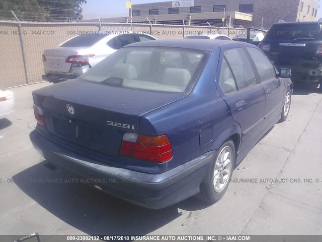 WBACD4323WAV63047 - 1998 BMW 328 I AUTOMATIC BLUE photo 4