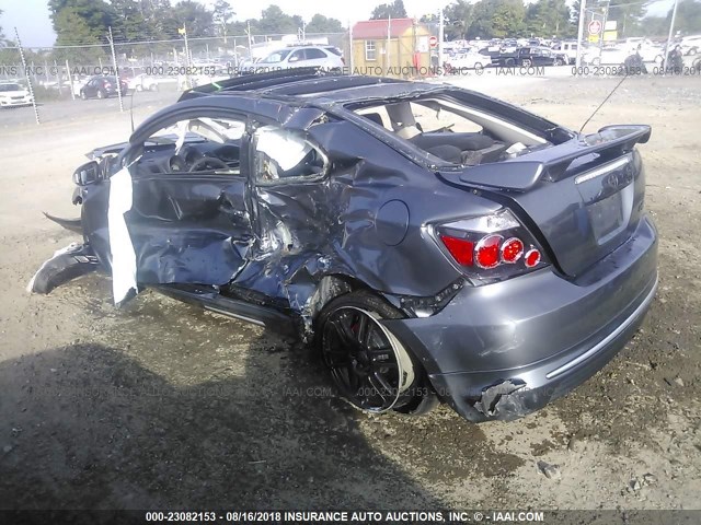 JTKDE167X80275005 - 2008 TOYOTA SCION TC 灰色 照片 3