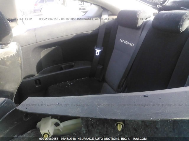 JTKDE167X80275005 - 2008 TOYOTA SCION TC 灰色 照片 8