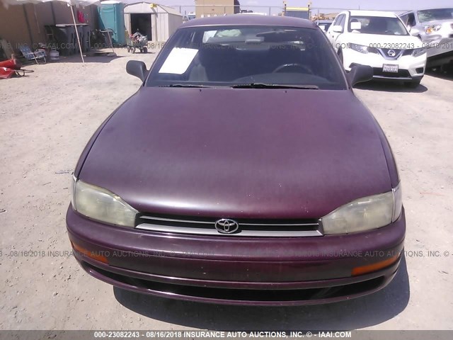 4T1SK11E5NU121458 - 1992 TOYOTA CAMRY DLX BURGUNDY photo 6