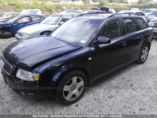 WAUVC68E32A249516 - 2002 AUDI A4 1.8T AVANT QUATTRO BLUE photo 2