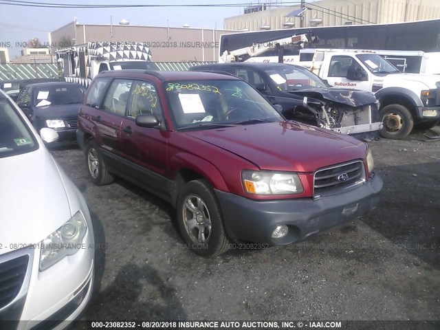 JF1SG63643H737219 - 2003 SUBARU FORESTER 2.5X RED photo 1