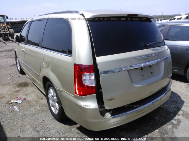 2A4RR5DG4BR649076 - 2011 CHRYSLER TOWN & COUNTRY TOURING GOLD photo 3