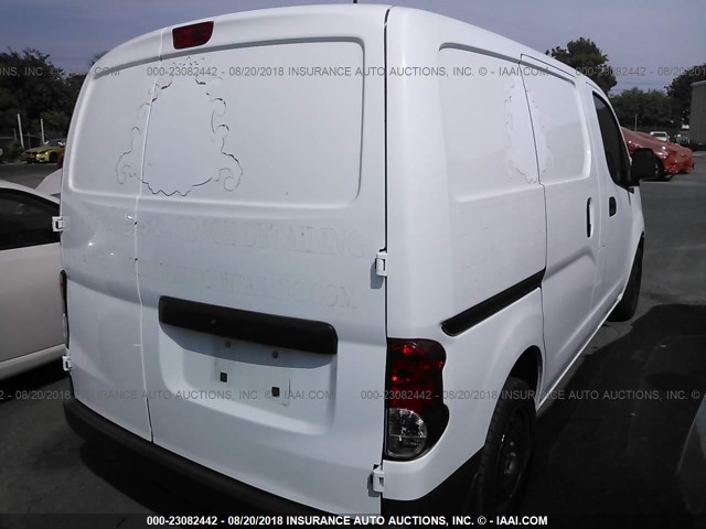 3N6CM0KN2DK697578 - 2013 NISSAN NV200 2.5S/2.5SV WHITE photo 4