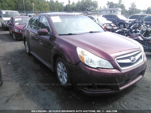 4S3BMCC61B3219758 - 2011 SUBARU LEGACY 2.5I PREMIUM BURGUNDY photo 1