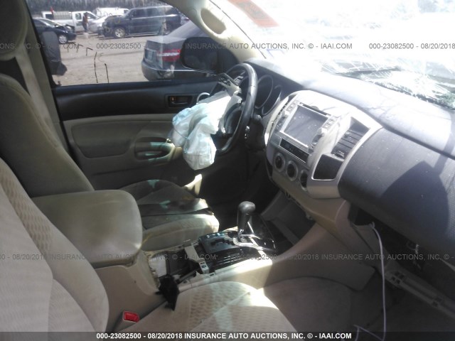 3TMJU4GN6AM096913 - 2010 TOYOTA TACOMA DOUBLE CAB PRERUNNER BLACK photo 5