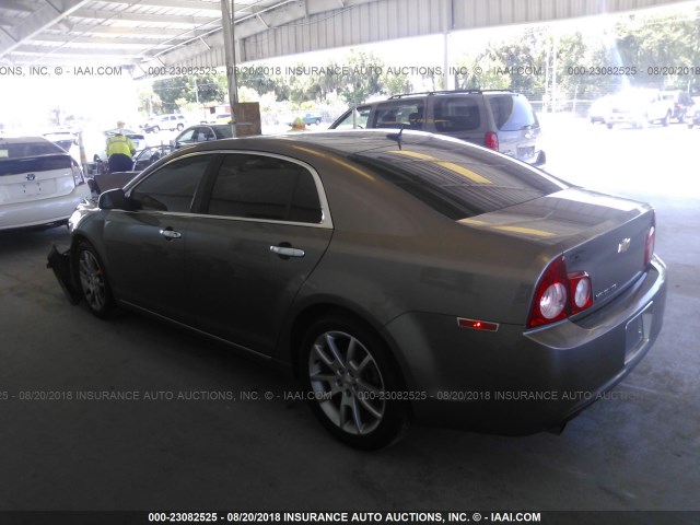 1G1ZE5E12BF363674 - 2011 CHEVROLET MALIBU LTZ 米色 照片 3
