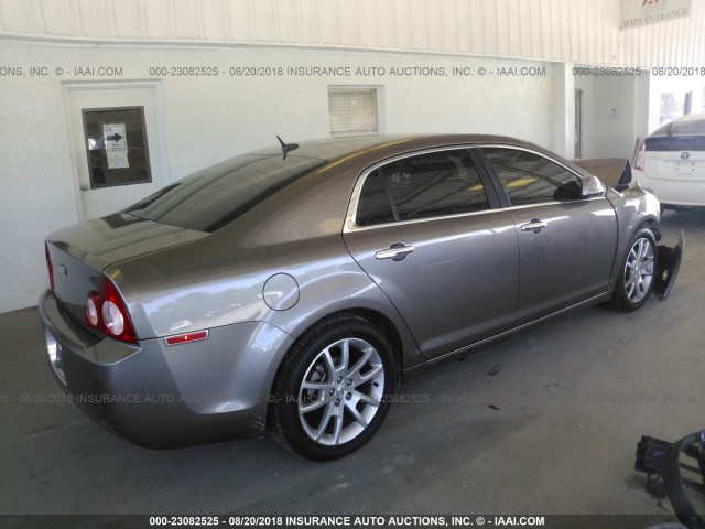 1G1ZE5E12BF363674 - 2011 CHEVROLET MALIBU LTZ 米色 照片 4