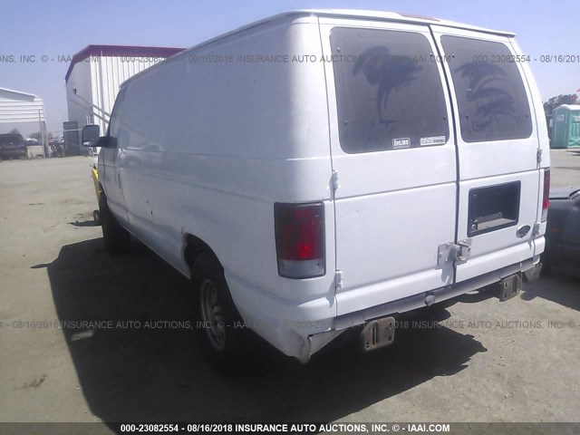 1FTRE1462WHB46651 - 1998 FORD ECONOLINE E150 VAN WHITE photo 3