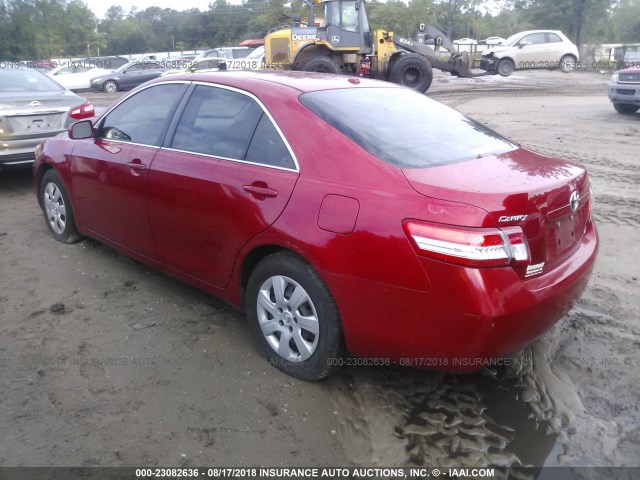 4T1BF3EK5AU048523 - 2010 TOYOTA CAMRY SE/LE/XLE RED photo 6
