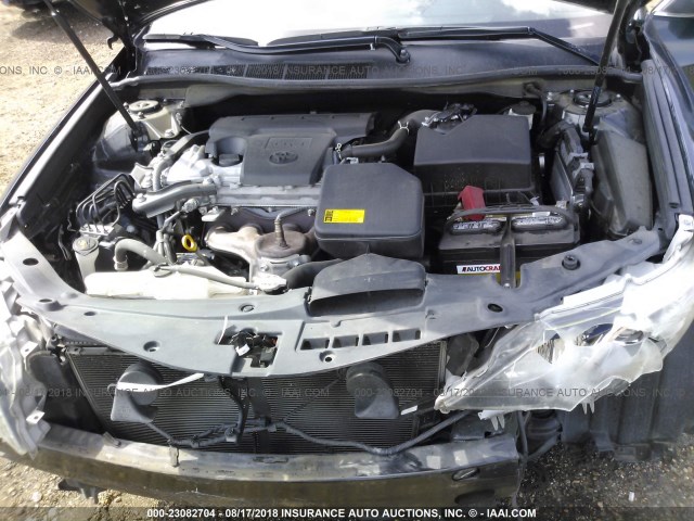 4T1BF1FK3CU094437 - 2012 TOYOTA CAMRY SE/LE/XLE GRAY photo 10