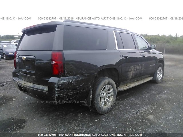 1GNSKJKC5FR572208 - 2015 CHEVROLET SUBURBAN K1500 LT GRAY photo 4