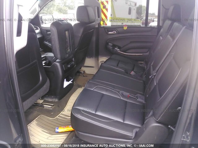 1GNSKJKC5FR572208 - 2015 CHEVROLET SUBURBAN K1500 LT GRAY photo 8