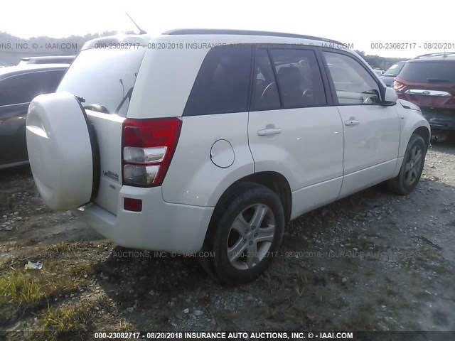 JS3TD947364103798 - 2006 SUZUKI GRAND VITARA LUXURY WHITE photo 4