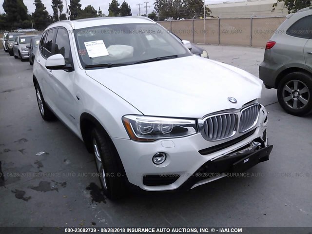 5UXWX7C53G0S16309 - 2016 BMW X3 XDRIVE35I WHITE photo 1