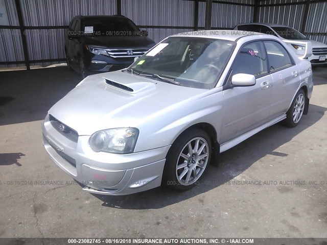 JF1GD70665L508212 - 2005 SUBARU IMPREZA WRX STI SILVER photo 2