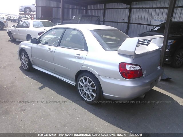 JF1GD70665L508212 - 2005 SUBARU IMPREZA WRX STI SILVER photo 3