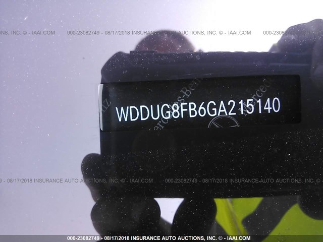 WDDUG8FB6GA215140 - 2016 MERCEDES-BENZ S 550 4MATIC WHITE photo 9