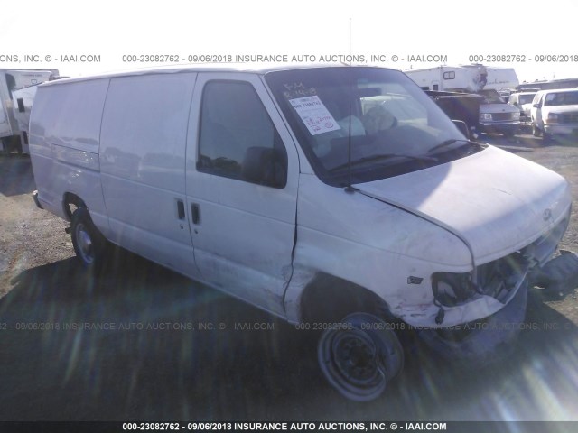 1FTSS34L62HA22386 - 2002 FORD ECONOLINE E350 SUPER DUTY VAN WHITE photo 1