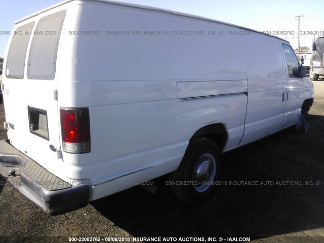 1FTSS34L62HA22386 - 2002 FORD ECONOLINE E350 SUPER DUTY VAN WHITE photo 4