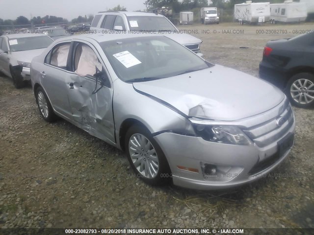 3FADP0L34BR123781 - 2011 FORD FUSION HYBRID SILVER photo 1