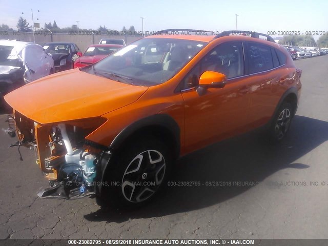 JF2GTAMC9J8281204 - 2018 SUBARU CROSSTREK LIMITED ORANGE photo 2