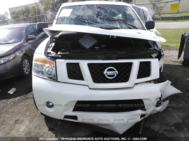 5N1AA0ND7EN611341 - 2014 NISSAN ARMADA SV/SL/PLATINUM WHITE photo 6