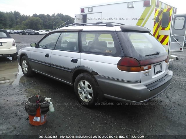 4S3BG6854X7652564 - 1999 SUBARU LEGACY OUTBACK/SSV/LIMITED/30TH SILVER photo 3