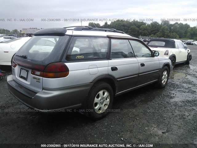 4S3BG6854X7652564 - 1999 SUBARU LEGACY OUTBACK/SSV/LIMITED/30TH SILVER photo 4