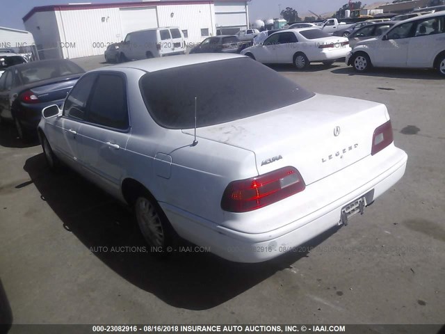 JH4KA7557RC009226 - 1994 ACURA LEGEND L WHITE photo 3