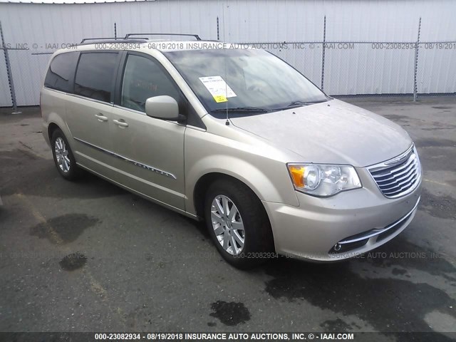 2C4RC1BG9DR755142 - 2013 CHRYSLER TOWN & COUNTRY TOURING SILVER photo 1