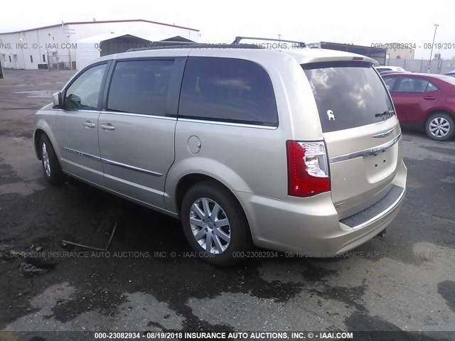 2C4RC1BG9DR755142 - 2013 CHRYSLER TOWN & COUNTRY TOURING SILVER photo 3