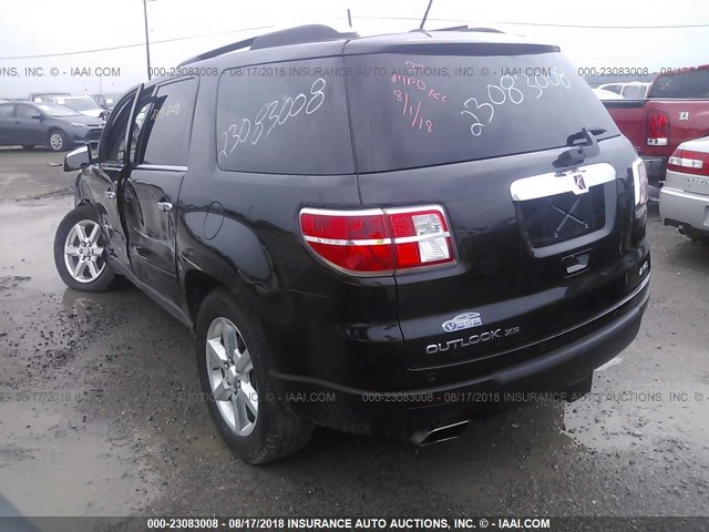 5GZEV33718J257822 - 2008 SATURN OUTLOOK XR/TOURING 黑色 照片 3