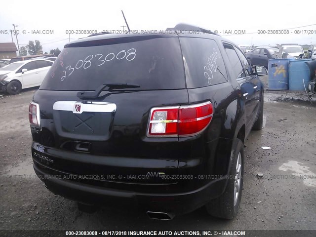 5GZEV33718J257822 - 2008 SATURN OUTLOOK XR/TOURING 黑色 照片 4