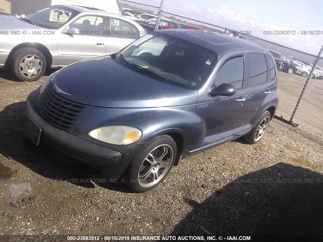 3C8FY78G33T618495 - 2003 CHRYSLER PT CRUISER GT BLUE photo 2