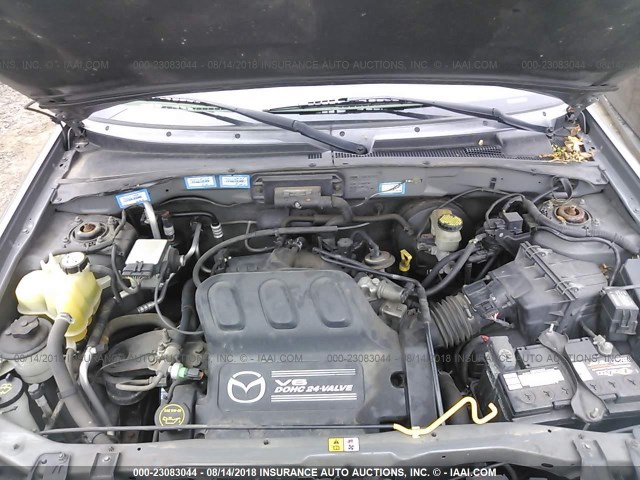 4F2CU081X2KM16210 - 2002 MAZDA TRIBUTE LX/ES GRAY photo 10