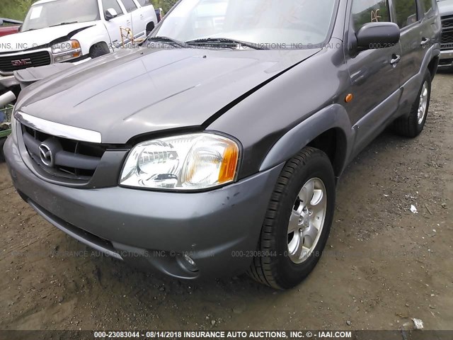 4F2CU081X2KM16210 - 2002 MAZDA TRIBUTE LX/ES 灰色 照片 6