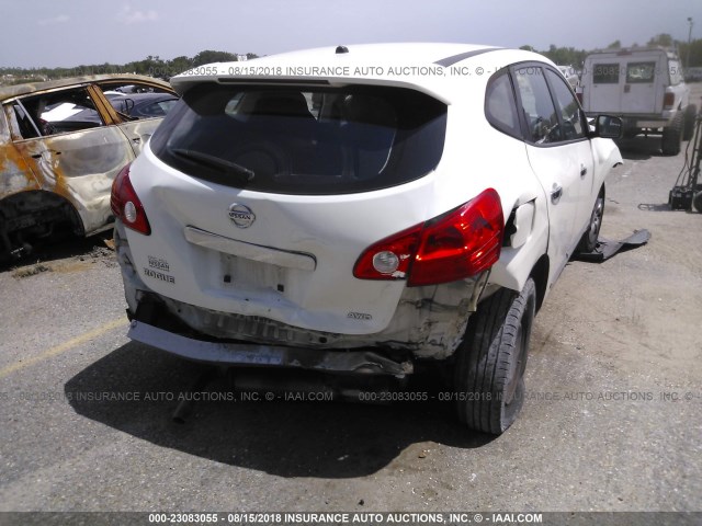 JN8AS5MV3BW309564 - 2011 NISSAN ROGUE S/SV/KROM WHITE photo 6